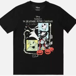 NWT Disney Tim Burton's The Nightmare Before Christmas T-Shirt - Size L Unisex